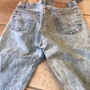 Levi’s acid wash button fly